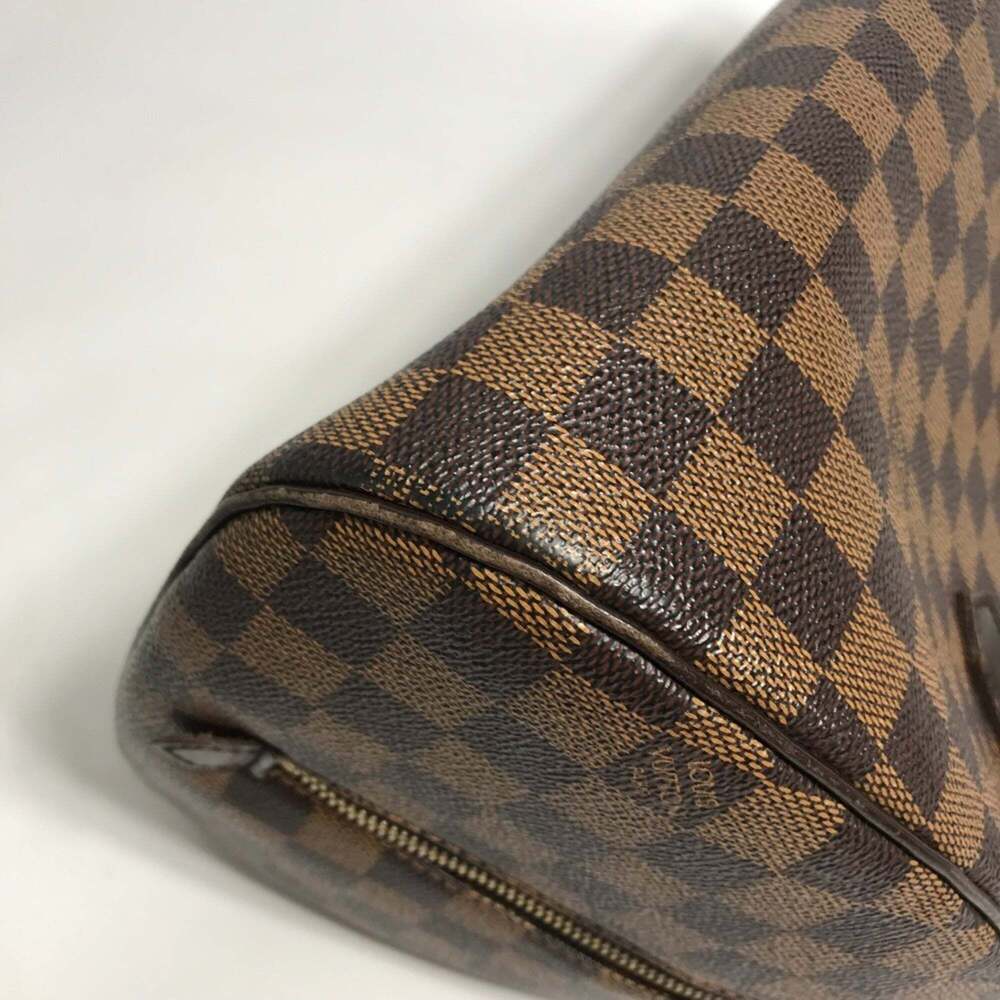 LOUIS VUITTON Authentic Brown Damier Canvas Boston Bag - Picture 7 of 11